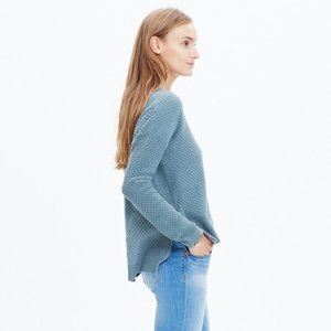 Madewell Landmark Textured Sweater w/ Side Zipper